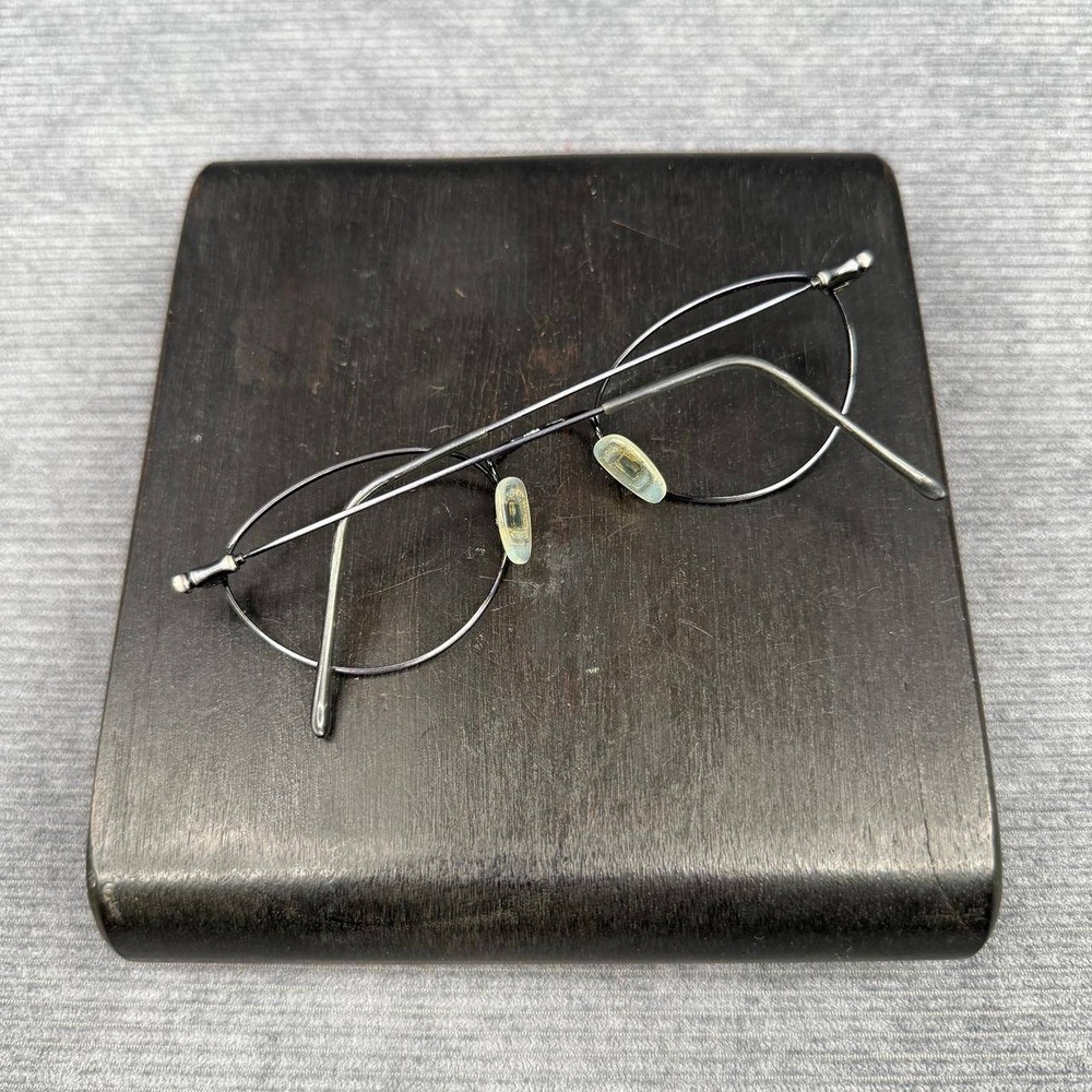 Celebrity by Altair Y2k Eyewear SBlue Oval Metal Glasses Frames Italy 48-20-135 - Picture 9 of 11